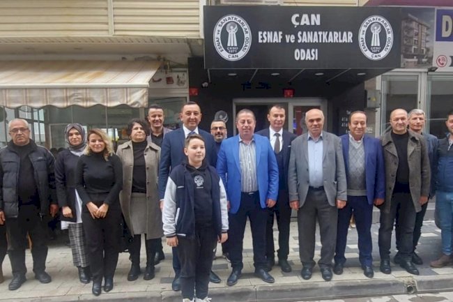 Başkan Özcan Çan’da 