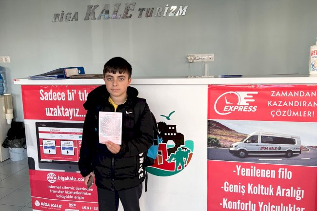 Biga Kale Turizm’den Anlamlı Hediye