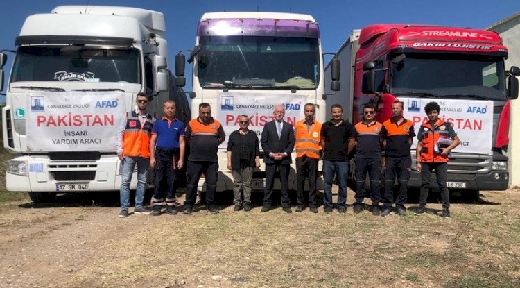 Çanakkale’den Pakistan’a yardım (21.09.2022)