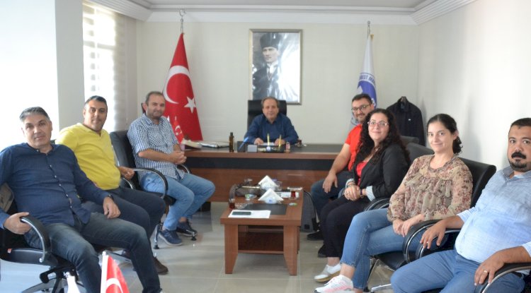 Başkan Alacaoğlu misafirlerini ağırladı 