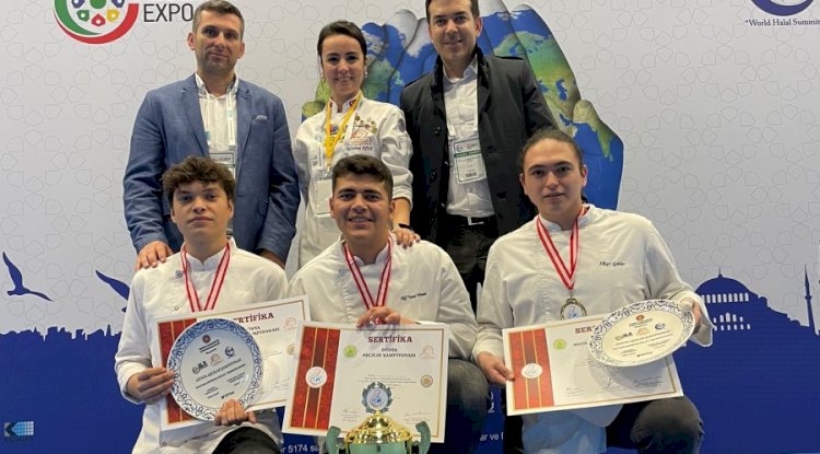 Genç aşçılardan altın madalya 