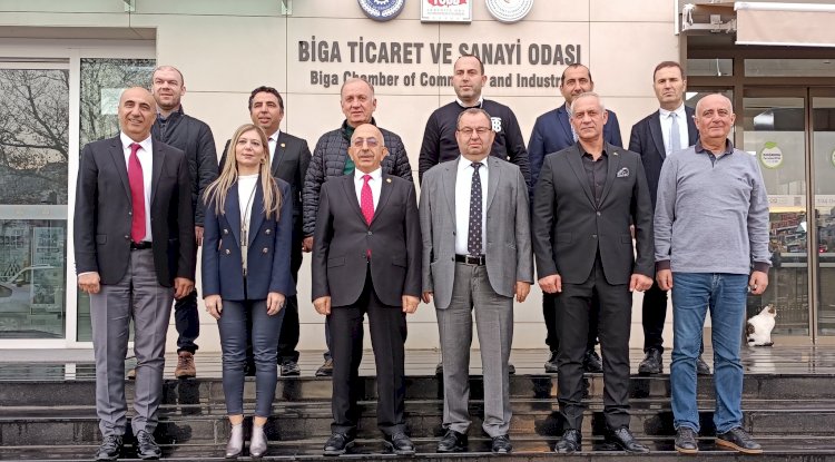 ÇOMÜ Rektörü’nden Biga TSO’ya ziyaret