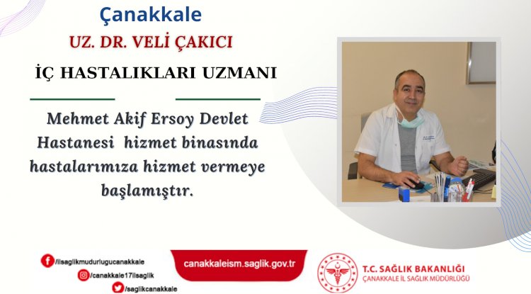 Hastanede göreve başladı  (07.12.2022)