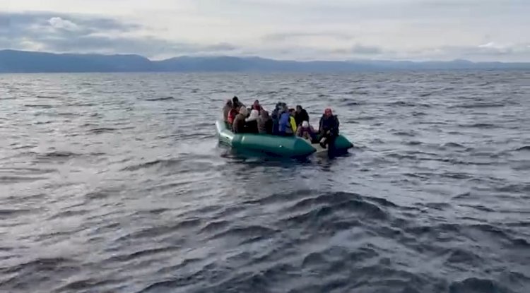 17 düzensiz göçmen kurtarıldı