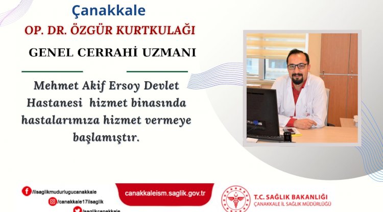 Devlet Hastanesi’nde göreve başladı 