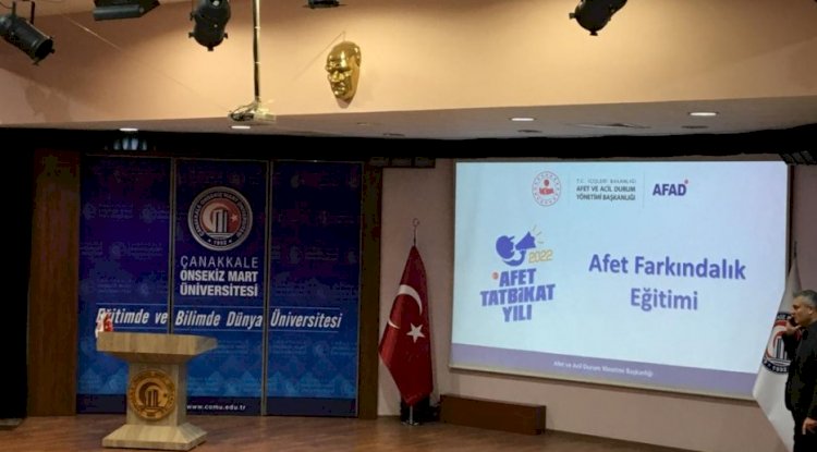 Yenice MYO Afet Farkındalık Eğitimine Katıldı