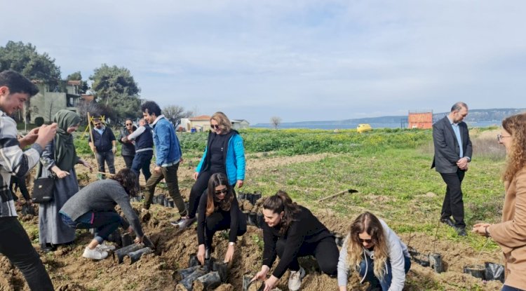Dardanos Yerleşkesinde Fidanlar Toprakla Buluştu