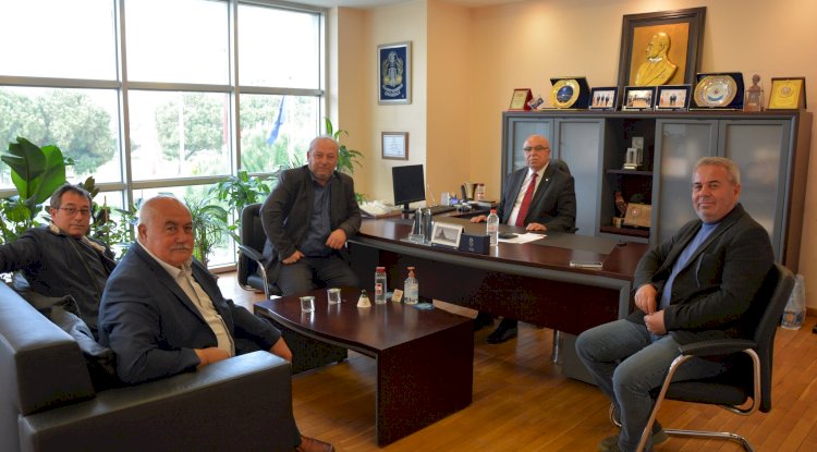 Başkan Deniz Muhtarları Ağırladı