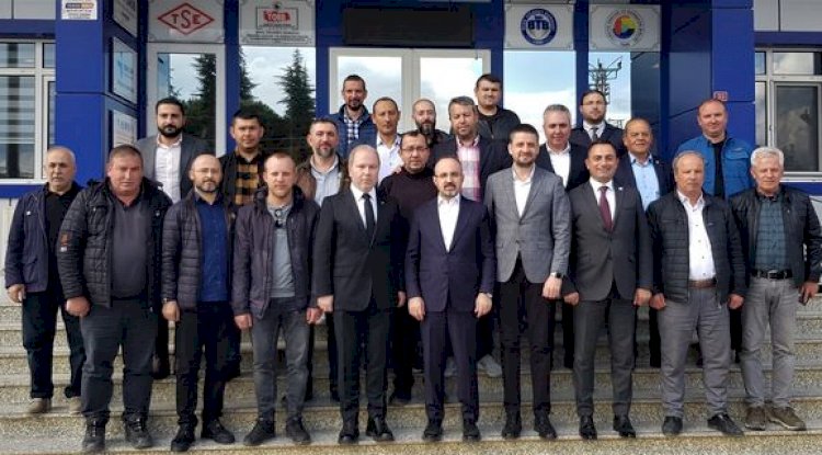 Bülent Turan Biga Ticaret Borsası’nı Ziyaret Etti