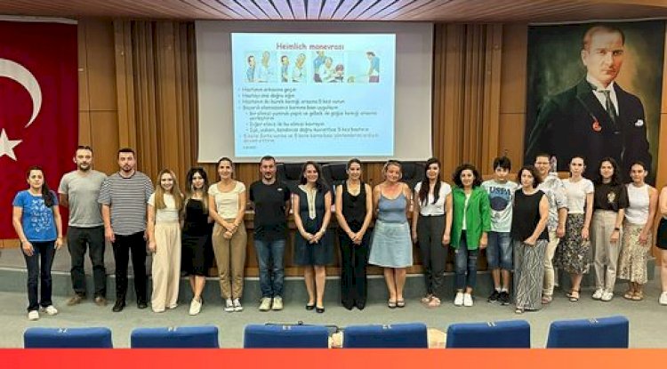 Avukatlara ilk yardım eğitimi verildi 