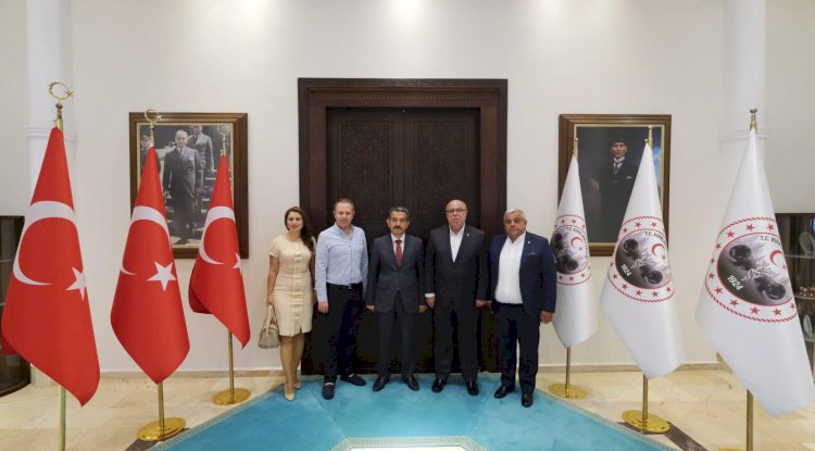 ÇTB Heyeti Kırklareli Valisini ziyaret etti