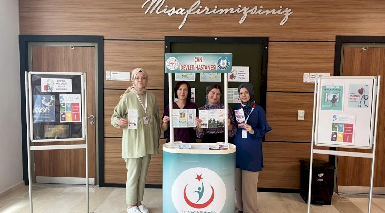 Çan’da Halk Sağlığı Haftası etkinliği düzenlendi