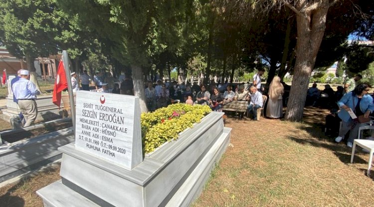Şehit Tuğgeneral Sezgin Erdoğan anıldı