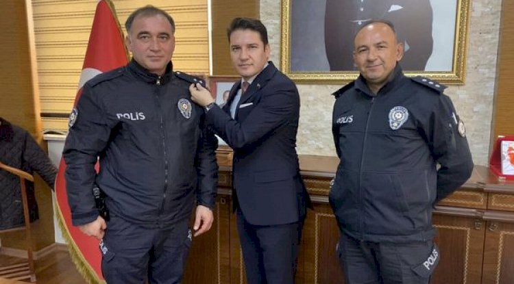 Kaymakam Göktaş, Komiserlik Rütbesini Tevdi Etti