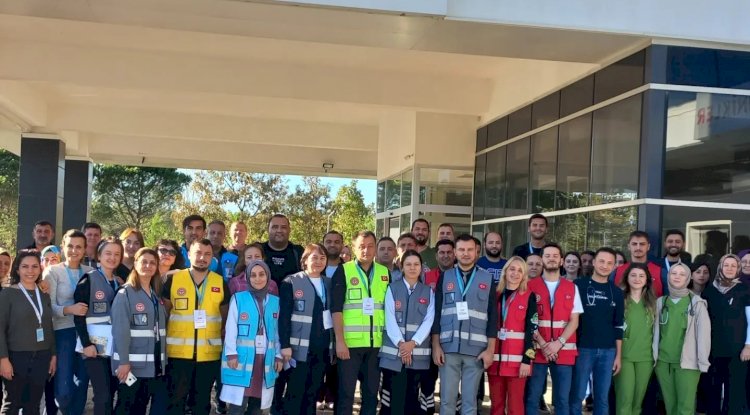 Devlet Hastanesi’nde HAP tatbikatı