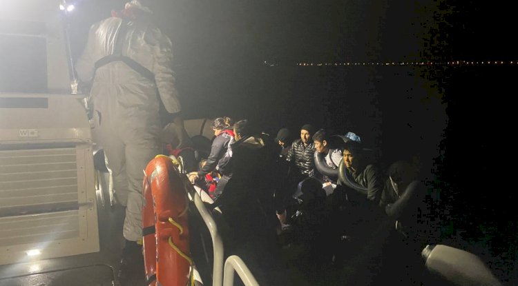 Sahil Güvenlikten kaçak göçmen operasyonu