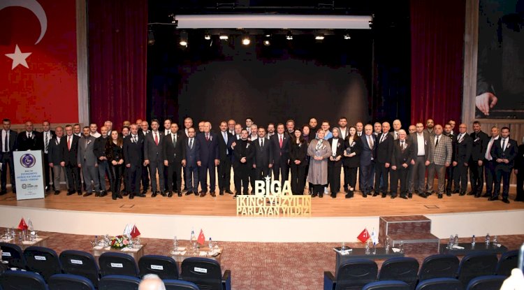 Biga’da 150’ye yakın firma ödülünü aldı