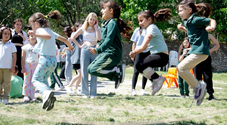 Çınarlı’daki çocuklar oyunlarla eğlendi