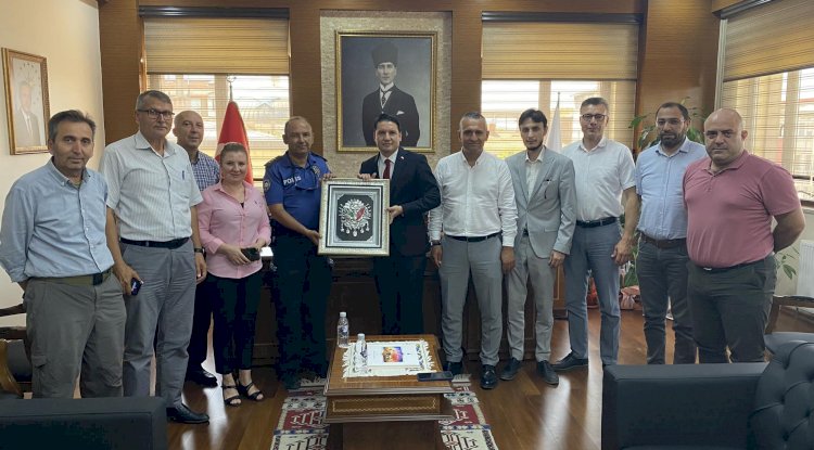 Kaymakam Göktaş’a hayırlı olsun ziyareti