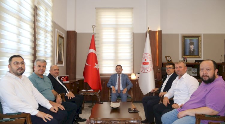 Çanakkale Milletvekili Ayhan Gider'den Biga Kaymakamı Ercan Kayabaşı'na Hayırlı Olsun Ziyareti