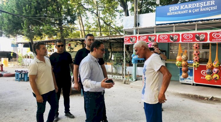 Aksaz Köyünde vatandaşlarla buluştu