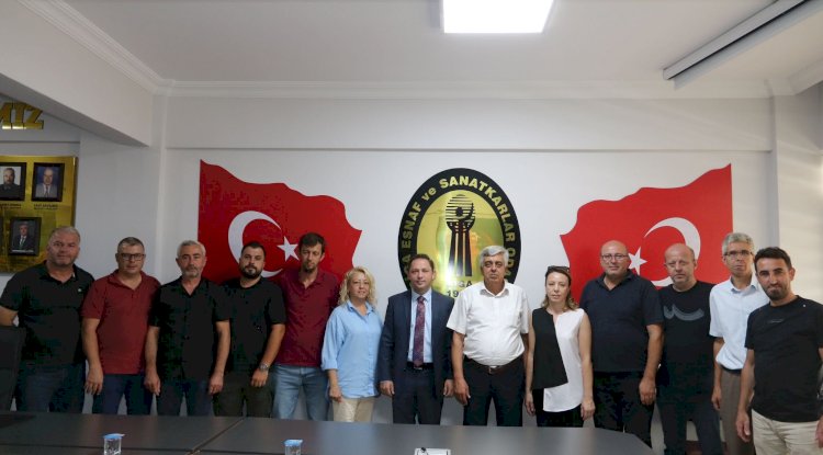 Kaymakam Ercan Kayabaşı’ndan Başkan İbrahim Mutur’a İade-i Ziyaret