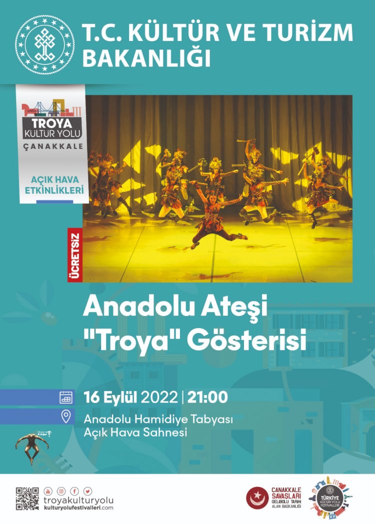 Anadolu Ateşi Dans Topluluğu Çanakkale’de 