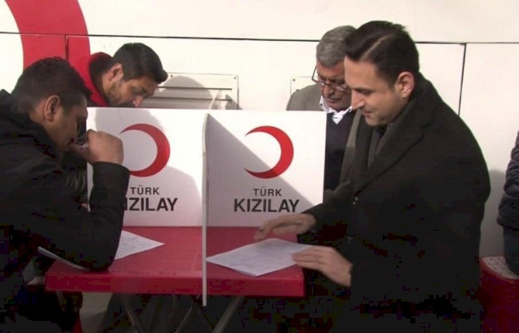 Ak Parti Teşkilatı’ndan kan bağışına destek