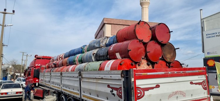 Çanakkale’den varil soba desteği