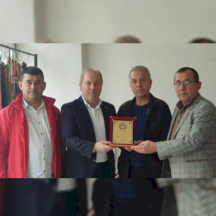 TİCARET BORSASI’NDAN TEŞEKKÜR PLAKETİ 