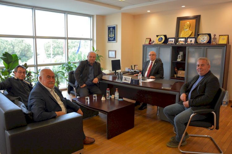Başkan Deniz Muhtarları Ağırladı