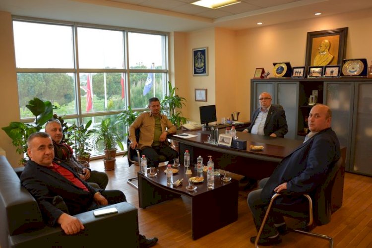 Muhtarlar Başkan Deniz’i Ziyaret Etti