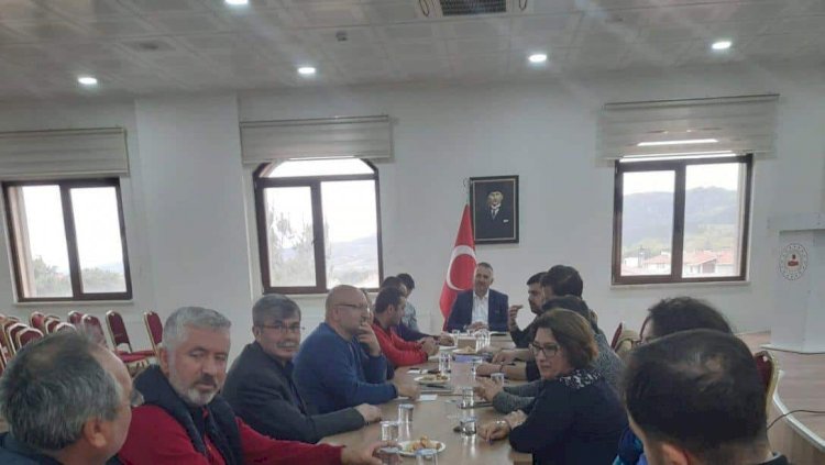 Ortaokul ve Lise Müdürleri İle Toplantı Yapıldı