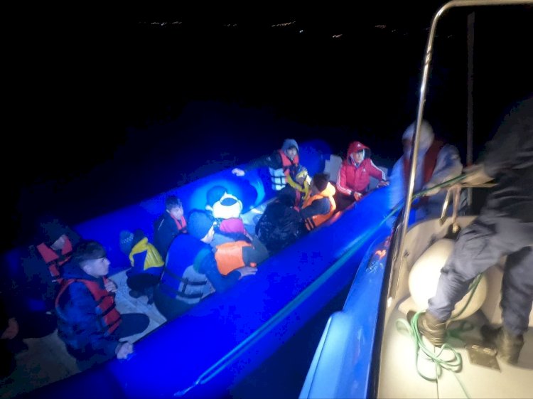 Ayvacık’ta kaçak göçmen operasyonu