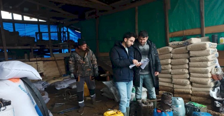 Üreticilerin işletmelerinde zarar tespit çalışması