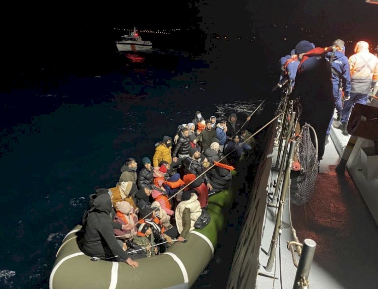 Ayvacık’ta göçmen operasyonu