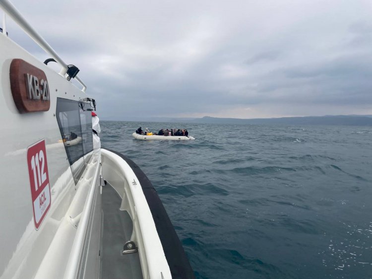 Sahil Güvenlikten göçmen operasyonu