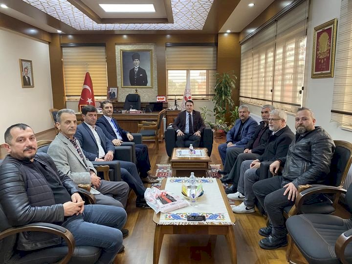 MHP İlçe Yönetimi ziyaret turunda