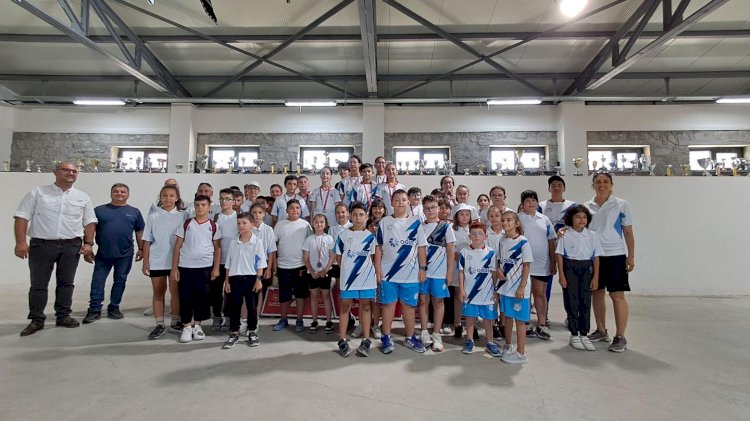 Dereceye girenler madalyalarını aldı