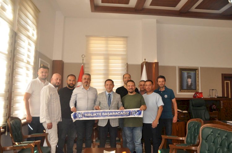 Bigaspor’dan Kaymakam Kayabaşı’ya ziyaret etti